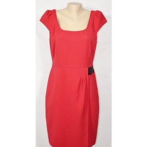 SOLD Antonio Melani Red Anita Sheath Dress